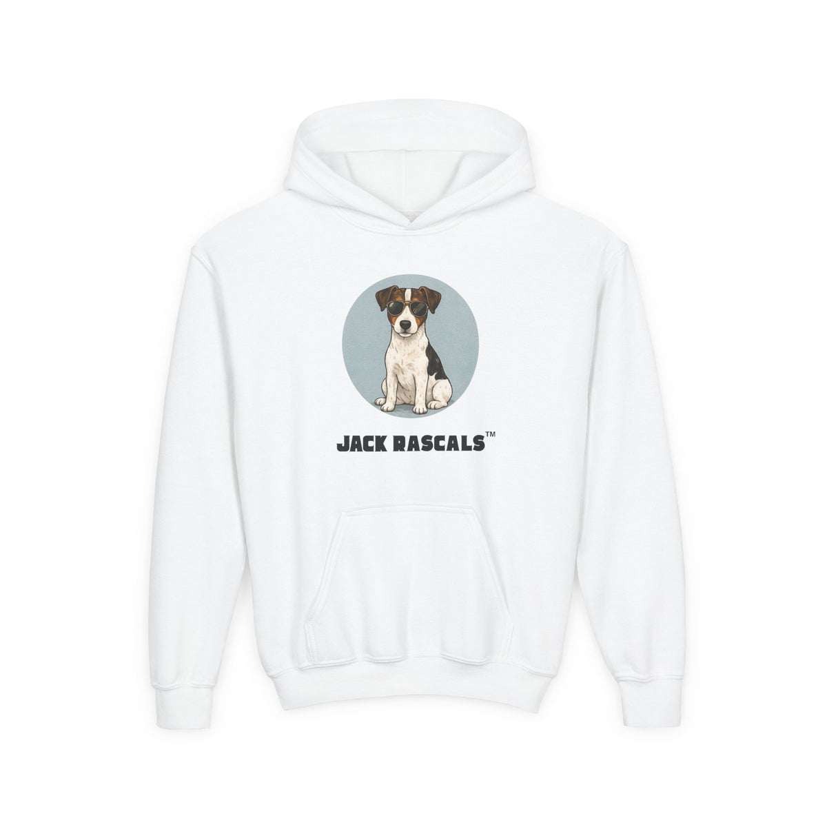 Kids Jack Russell Hoodie | Cute JRT Puppy Graphic | Jack Rascals