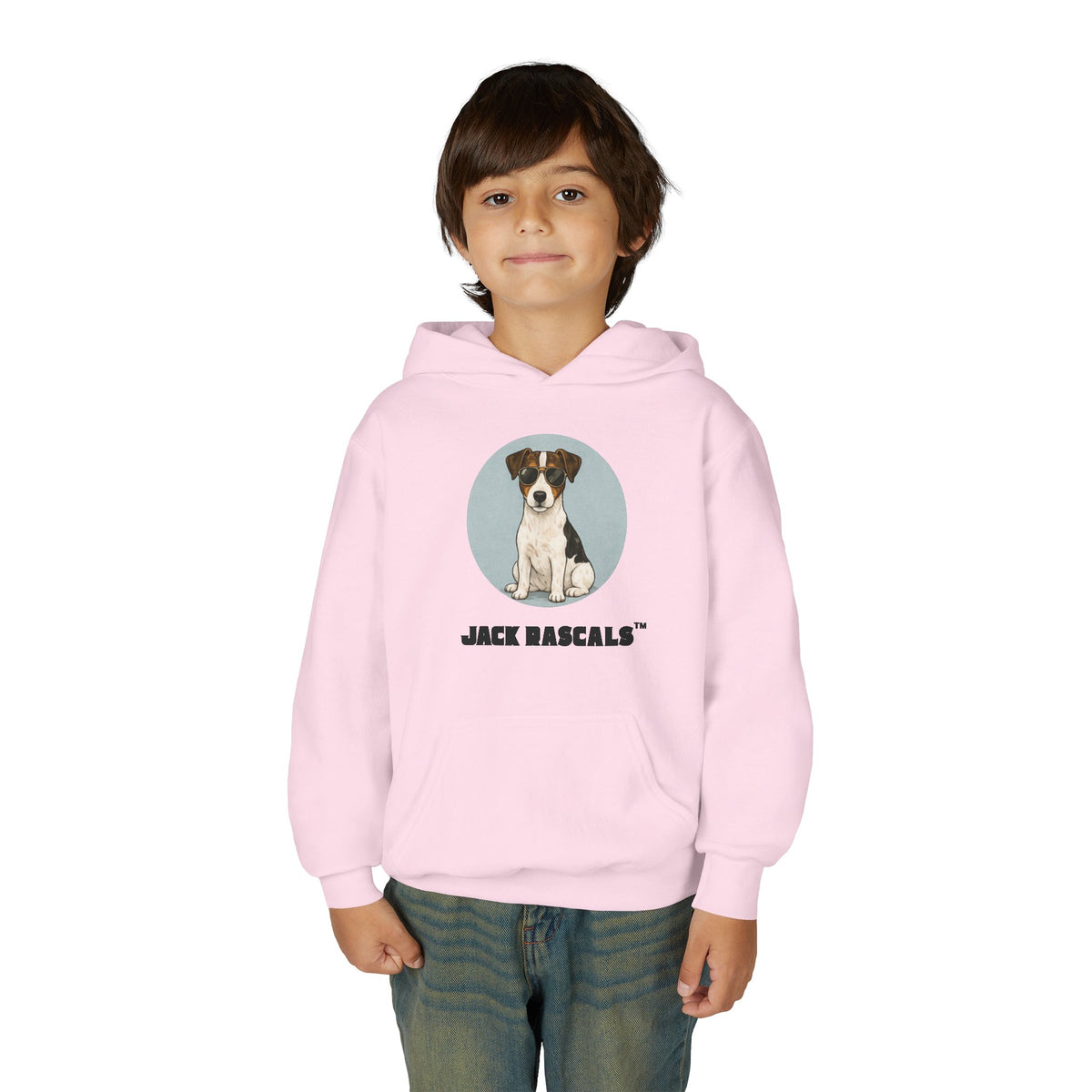 Kids Jack Russell Hoodie | Cute JRT Puppy Graphic | Jack Rascals